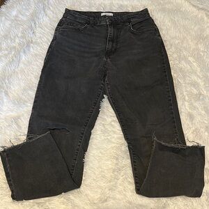 Forever 21 Women's Black Distressed Jeans